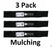 3 Pack Stens 340-091 Mulching Blade for AYP 173921 Husqvarna 532173921