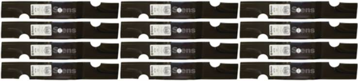 12 Pack Stens 340-104 Notched Hi-Lift Blade Wright 71440008