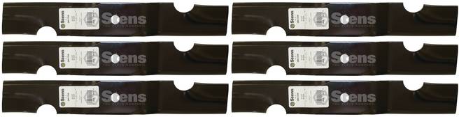 6 Pack Stens 340-104 Notched Hi-Lift Blade Wright 71440008