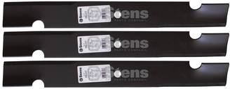 3 Pack Stens 340-117 Notched Air-Lift Blade Scag 482879