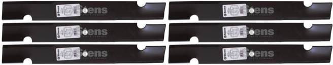 6 Pack Stens 340-117 Notched Air-Lift Blade Scag 482879