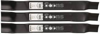 3 Pack Stens 340-137 Mulching Blade Fits AYP 532406713