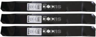 3 Pack Stens 340-157 Mulching Blade Fits AYP 532145106