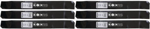 6 Pack Stens 340-157 Mulching Blade Fits AYP 532145106