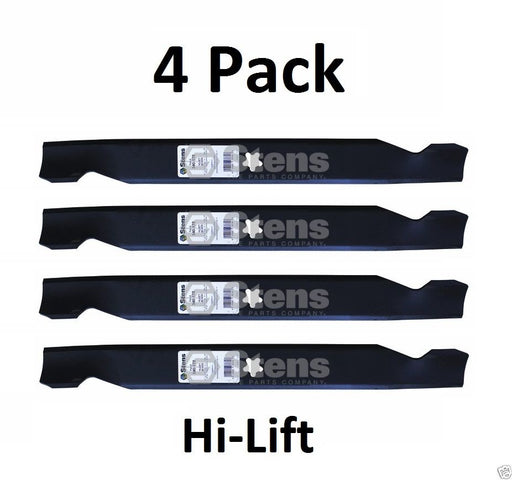 4 Pack Stens 340-178 Hi-Lift Blade for Ariens 21546095 Viking 6109-004-2012