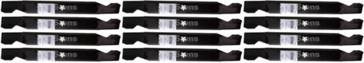 12 Pack Stens 340-182 Notched Medium-Lift Blade Fits AYP 532138971