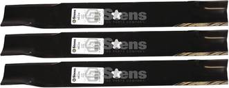 3 Pack Stens 340-210 Hi-Lift Blade Husqvarna 539113312