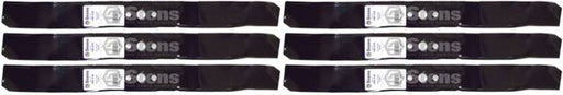 6 Pack Stens 340-218 Mulching Blade Fits AYP 340218