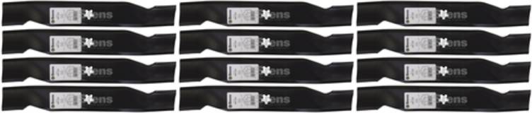 12 Pack Stens 340-222 Hi-Lift Blade Fits AYP 532180054