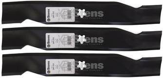 3 Pack Stens 340-222 Hi-Lift Blade Fits AYP 532180054