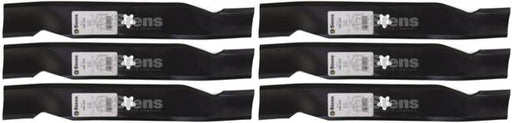 6 Pack Stens 340-222 Hi-Lift Blade Fits AYP 532180054