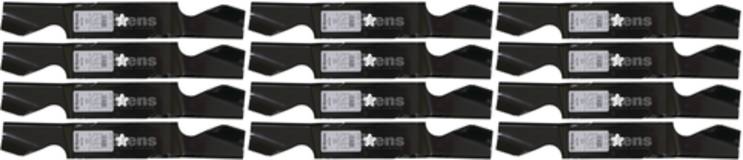 12 Pack Stens 340-226 Hi-Lift Blade Fits AYP 532187256