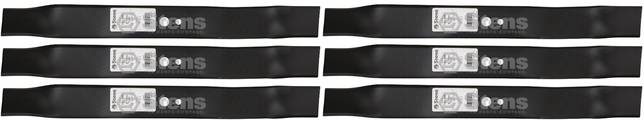 6 Pack Stens 340-248 Mulching Blade Fits AYP 532406712