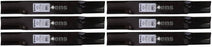 6 Pack Stens 340-450 Hi-Lift Blade Fits Toro 86-0010-03