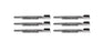 6 Pack Lawn Mower Blades Fits Encore 483035