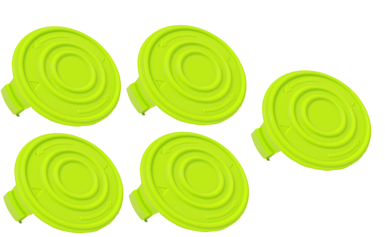 5 Pack of Genuine GreenWorks 34121186-2 String Trimmer Spool Covers