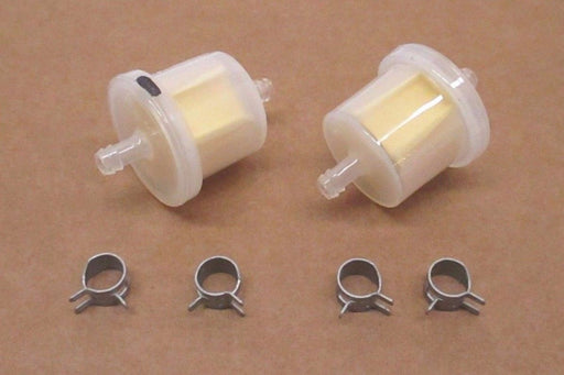 2 Pack Genuine Tecumseh 34279B Fuel Filter with Clamps OEM