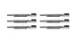 6 Pack Rotary 3434 Lawn Mower Blades Fits Windsor 50-3160