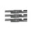 3 Pack Lawn Mower Blades Fits Lesco 050140