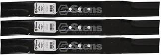 3 Pack Stens 345-037 Medium-Lift Blade Fits Toro 131-4547-03