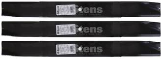 3 Pack Stens 345-177 Mulching Blade Fits Toro 85-6040-03