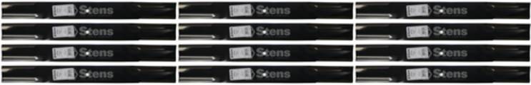 12 Pack Stens 345-223 Medium-Lift Blade Fits Toro 94-1861-03