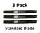 3 Pack Stens 345-300 Standard Blades For Toro 108-1958-03 Z597-D Z Master 72"