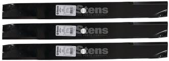 3 Pack Stens 345-314 Hi-Lift Blade Toro 23-2410-03