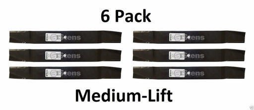 6 Pack Stens 345-336 Medium-Lift Mower Blade for Toro 117-0209-03 4300-D