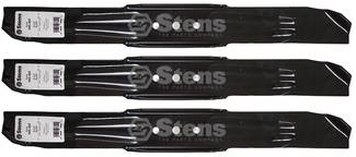 3 Pack Stens 345-397 Hi-Lift Blade Toro 107-4276-03