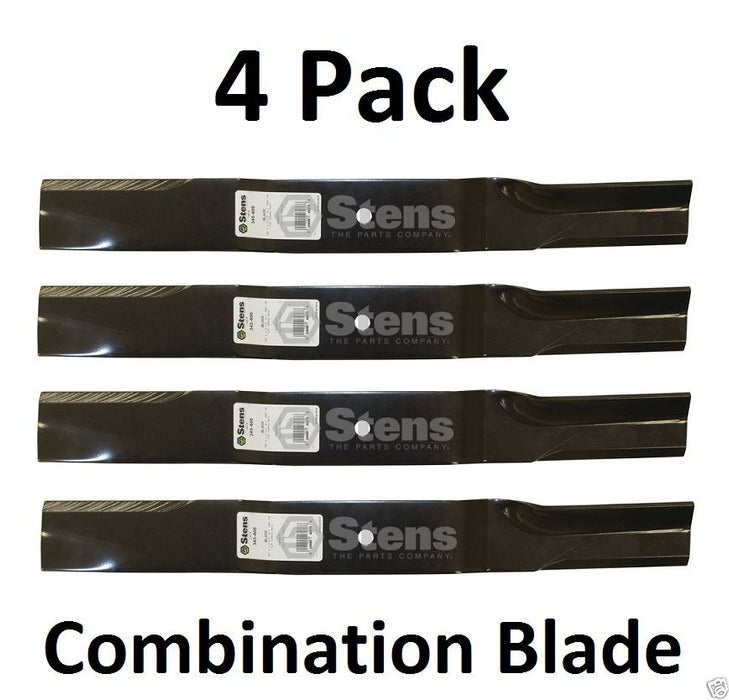 4 Pack Stens 345-400 Combination Mower Blade for Toro 108-7395-03 4300-D