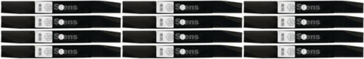 12 Pack Stens 345-411 Hi-Lift Blade Snapper 1731898BZYP