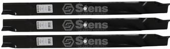 3 Pack Stens 345-413 Hi-Lift Blade Toro 33-4750-03