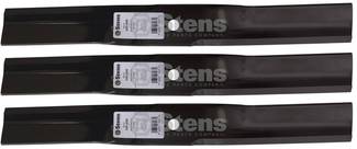 3 Pack Stens 345-668 Medium-Lift Blade Fits Woods 34615KT