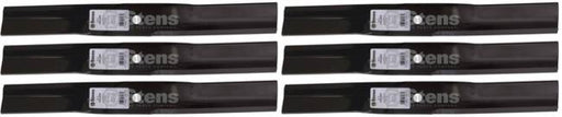 6 Pack Stens 345-668 Medium-Lift Blade Fits Woods 34615KT