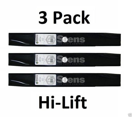 3 Pack Stens 350-124 Hi-Lift Blade for Toro 106078 106637