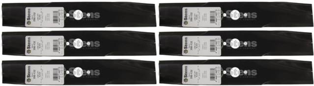 6 Pack Stens 350-132 Low-Lift Blade Fits Toro 107982