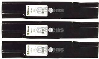 3 Pack Stens 350-181 Hi-Lift Blade Fits Hustler 793802