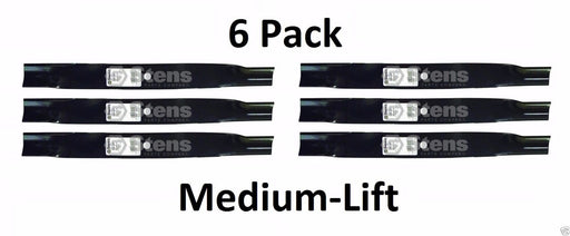 6 Pack Stens 350-227 Medium-Lift Blade for Toro 110-6568-03