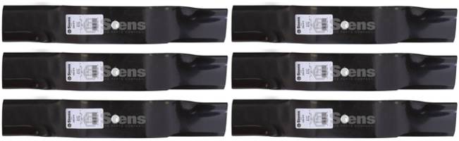 6 Pack Stens 350-675 Hi-Lift Blade Fits Hustler 781898