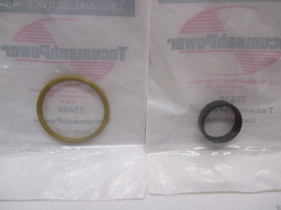 Genuine Tecumseh 35499 O-Ring & 37610 O-Ring Gasket Set OEM