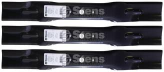 3 Pack Stens 355-032 Medium-Lift Blade Fits Walker 5705-4