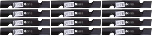 12 Pack Stens 355-085 Notched Hi-Lift Blade Exmark 103-2529-S