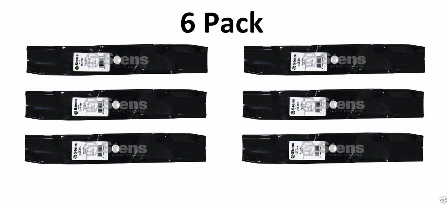 6 Pack Stens 355-089 Mower Blade for Ariens Gravely 00272900 01600000