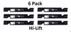 6 Pack Stens 355-177 Hi-Lift Blade for Exmark 116-5499-S 109-9393-S 109-6463-S