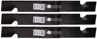 3 Pack Stens 355-201 Hi-Lift Blade Exmark 109-6465-S