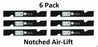 6 Pack Stens 355-229 Air-Lift Blade for Exmark 103-6401-S 116-5496-S 109-9390-S