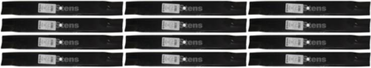 12 Pack Stens 355-233 Hi-Lift Blade Exmark 103-3233-S