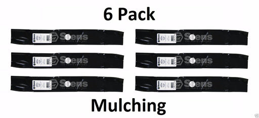 6 Pack Stens 355-275 Mulching Blade For Exmark 103-6392-S 103-6402 103-6397