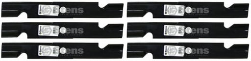 6 Pack Stens 355-339 Notched Air-Lift Blade Fits Exmark 103-6402-S 103-6397